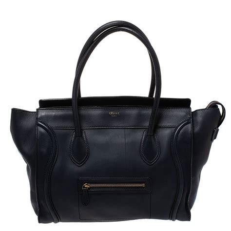 celine luggage blue|Celine shoulder luggage tote price.